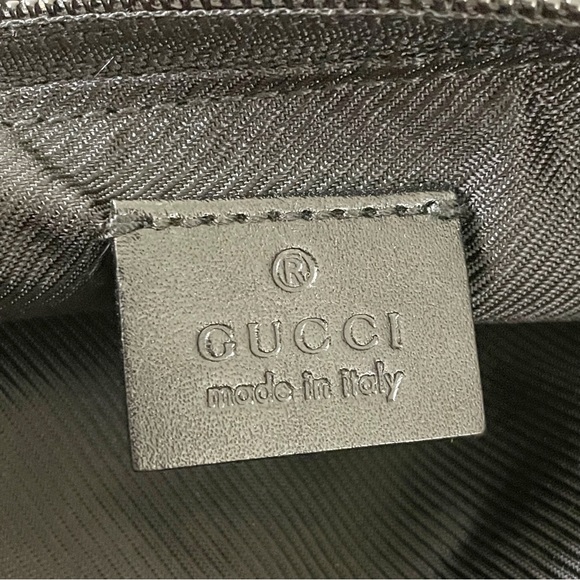 Gucci black monogram canvas and leather Y2K sling backpack bag - Picture 6 of 11